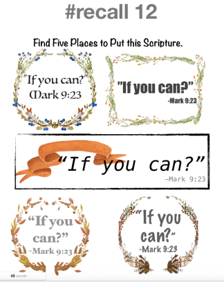 Recall 12 September Screen Shot